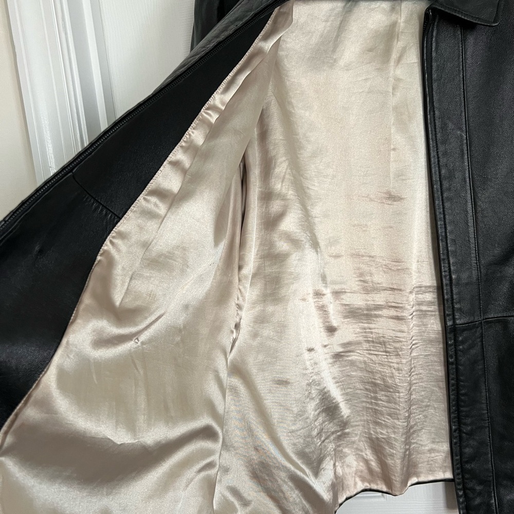Wilsons Leather Sleek Black Jacket - Picture 5 of 8
